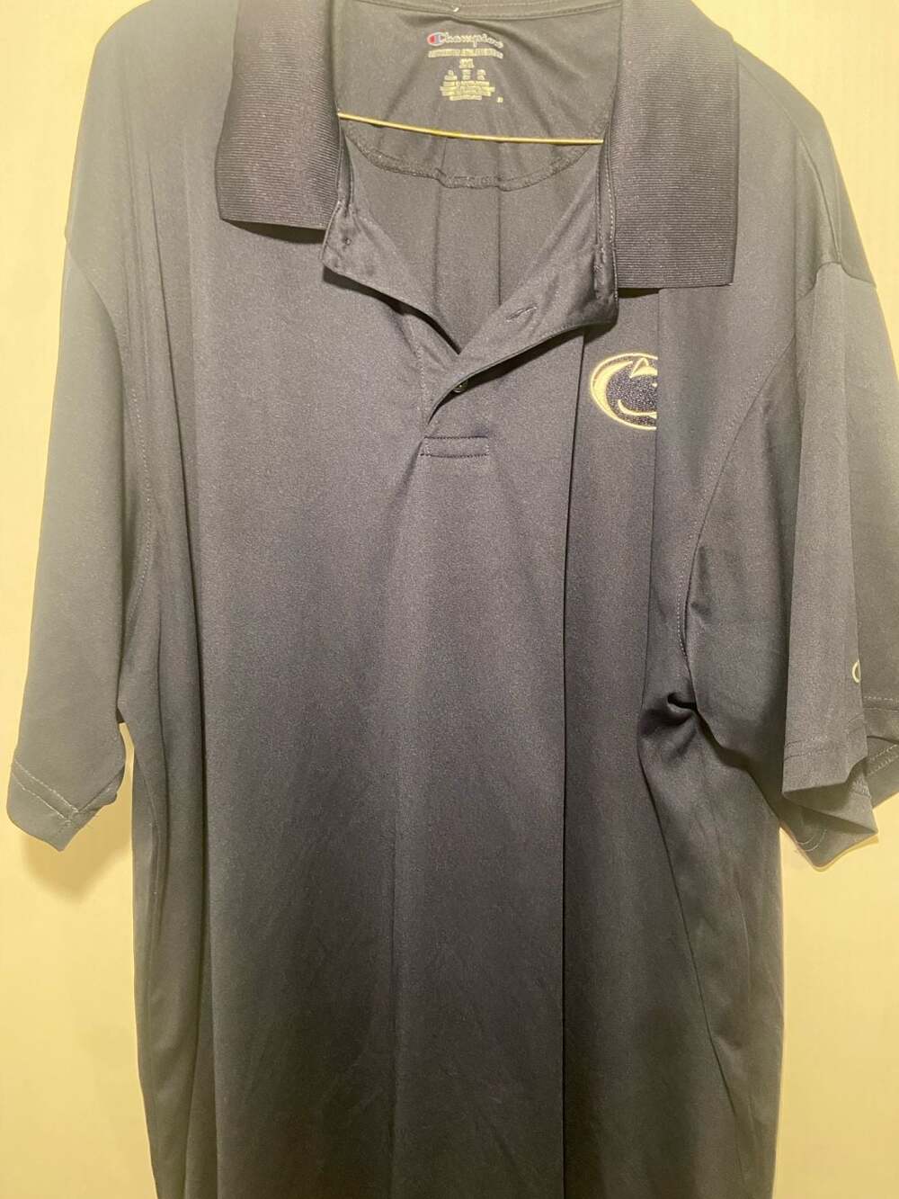 Champion Penn State Nittany Lions Navy Blue Polo Shirt Men's 2XL